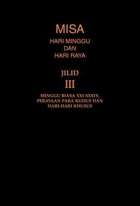 Misa Hari Minggu dan Hari Raya Jilid 3